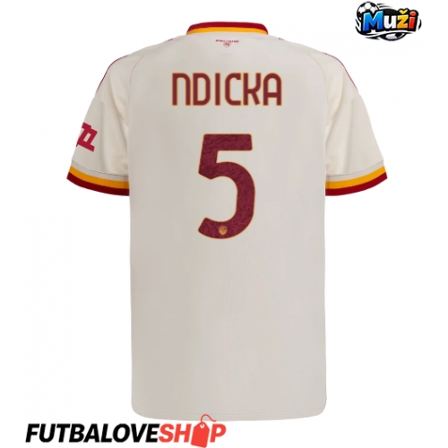 Dres AS Roma Evan Ndicka #5 Preč 2026-27 Krátky Rukáv